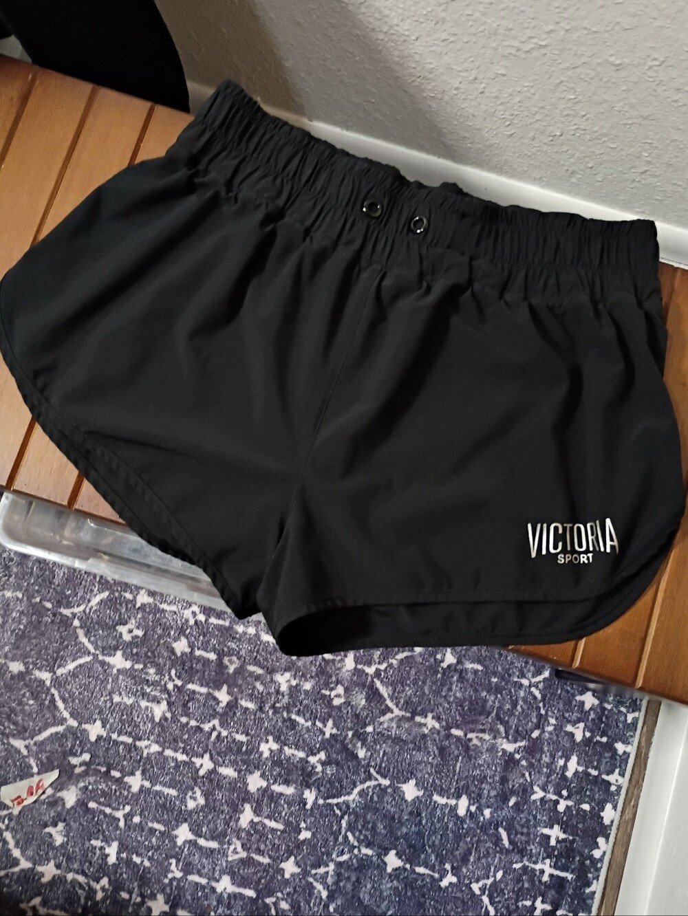 Victoria Sport Women's Black Athletic Running Shorts